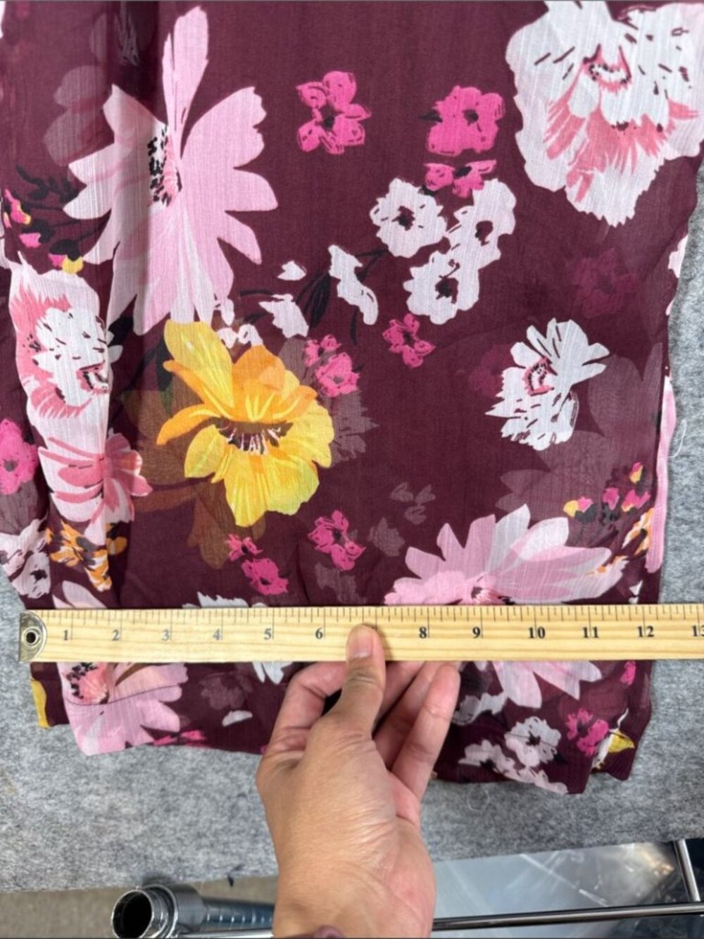 Soaked In Luxury Wide Leg Floral Pull On Pants Large Boho Vacation resort Summer - Picture 9 of 15